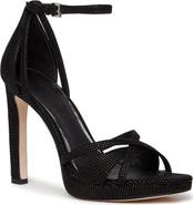 PAIGE Violet Ankle Strap Platform Sandal