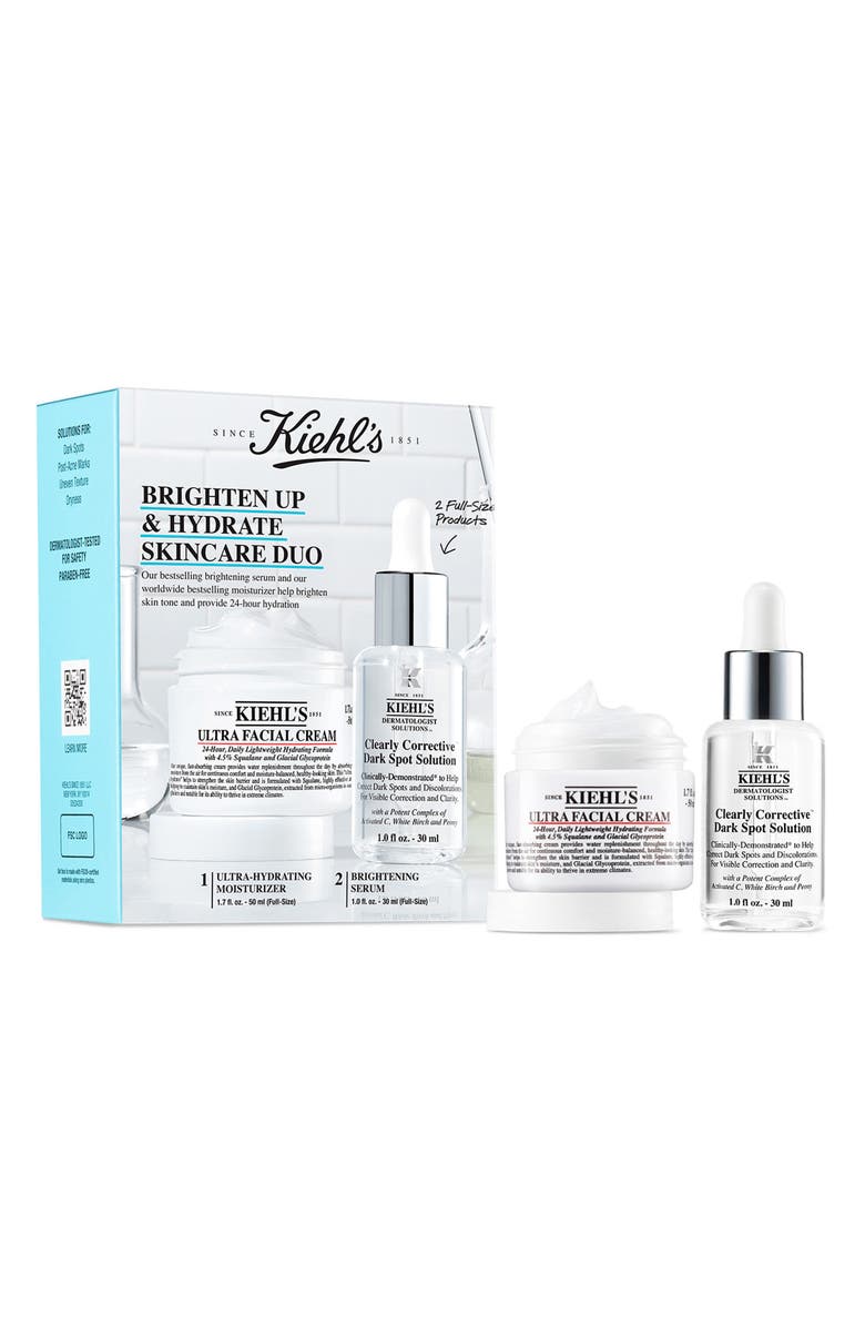 Kiehl's Since 1851 Brighten & Hydrate Skin Care Set USD $96 Value, Main, color,