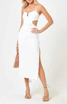Cameron Cutout Rib Cover-Up Midi Dress