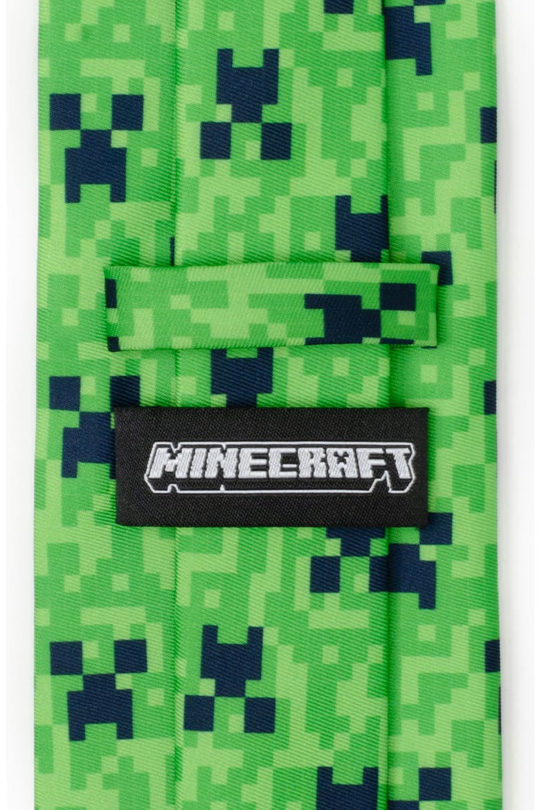 Minecraft Creeper Tie, Alternate, color, GREEN