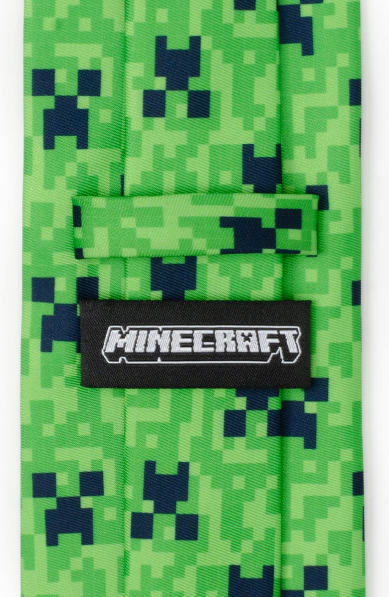 Cufflinks, Inc. Minecraft Creeper Tie, Alternate, color, Green