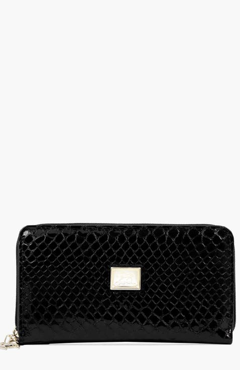Gallop Patent Leather Wristlet Wallet 213