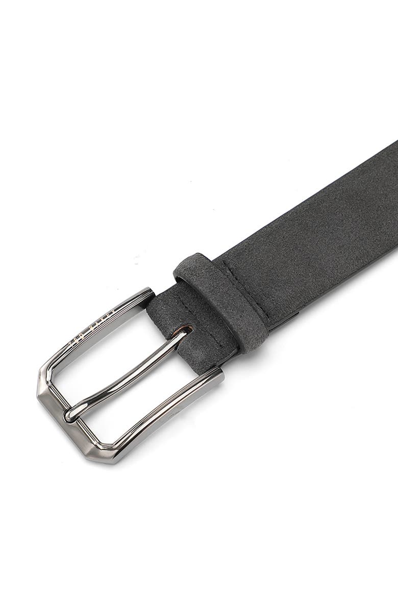 Ted Baker London Suede Belt, Alternate, color, Charcoal