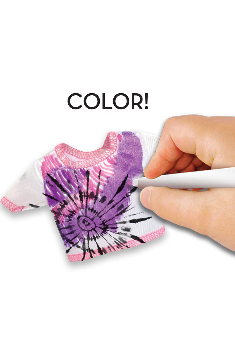 Tiedye Be A Real Fashion Designer Doll Clothes Designing Kit, Alternate, color, Multicolored