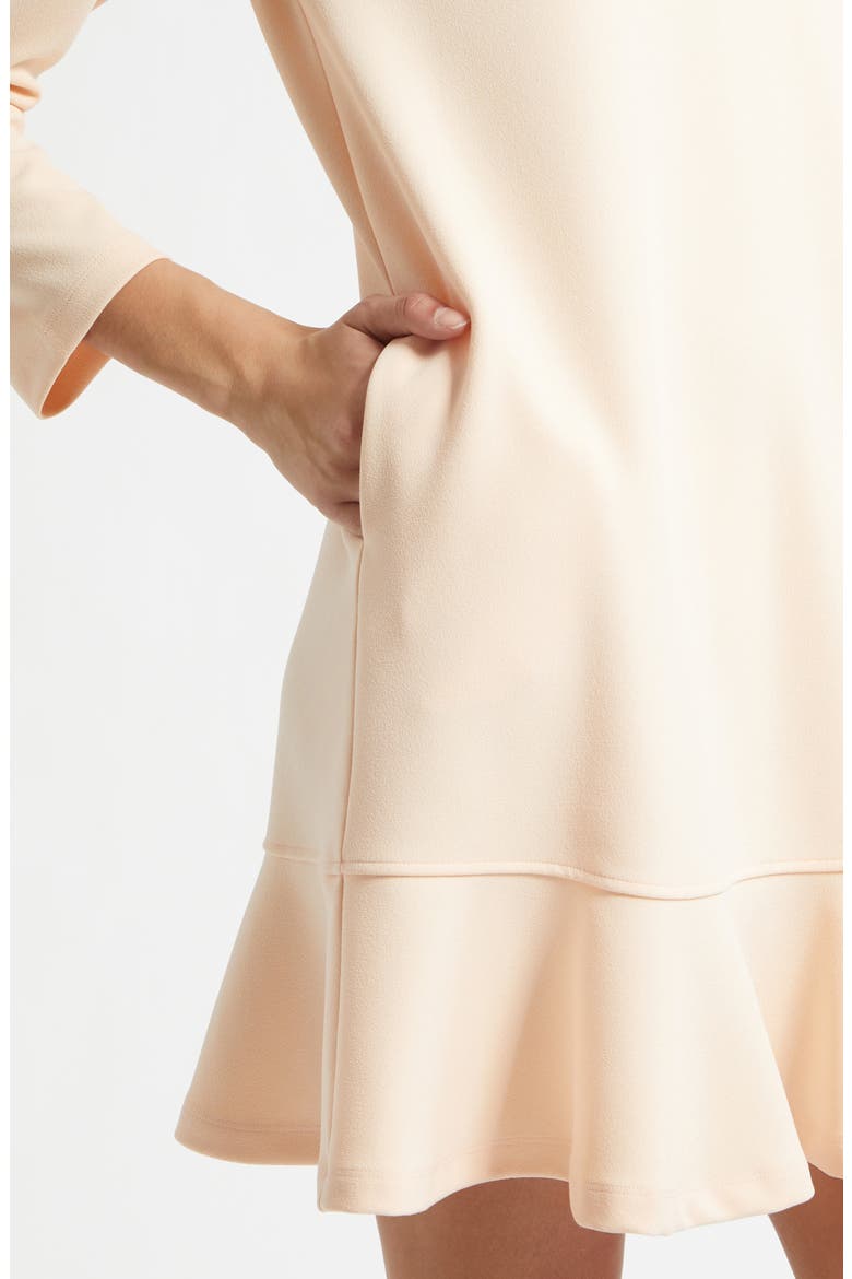 Layered Long Sleeve Knit Dress, Alternate, color, BLUSH PINK