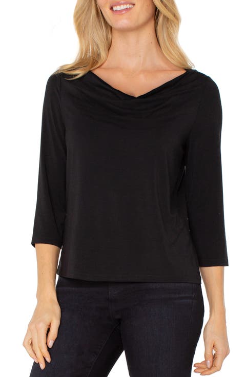 Cowl Neck Jersey Top