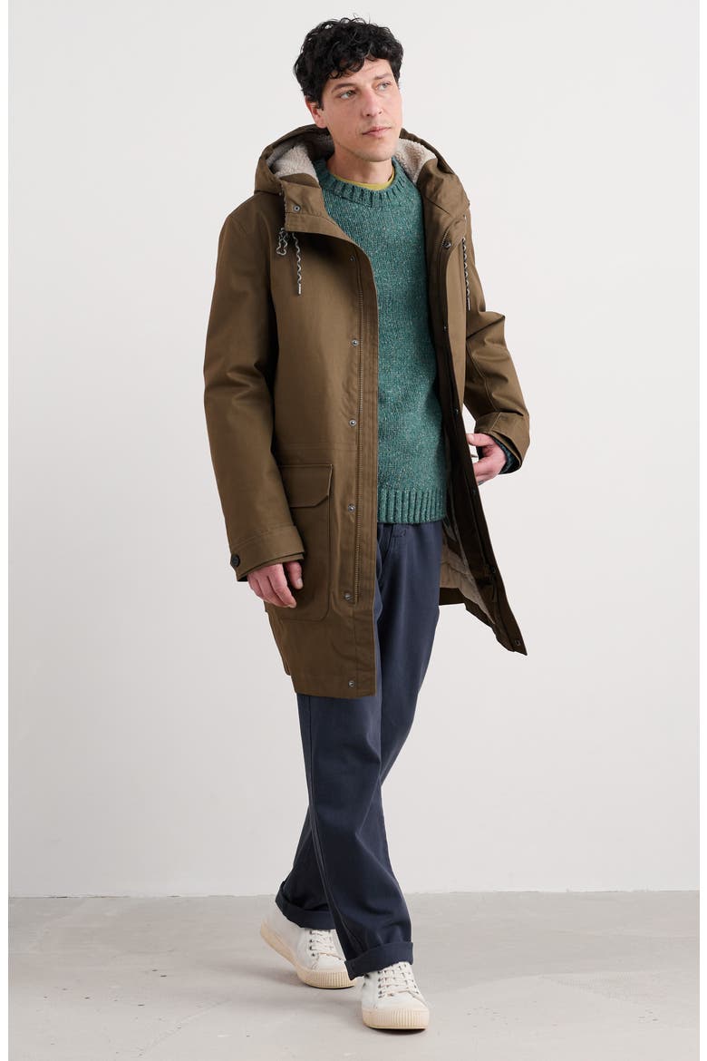 Tidesman Hooded Waterproof Coat, Alternate, color, RIVERBED