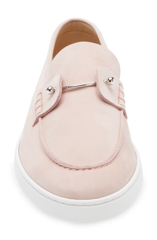 Christian Louboutin Chambeliboat Loafer In Vintage Rose