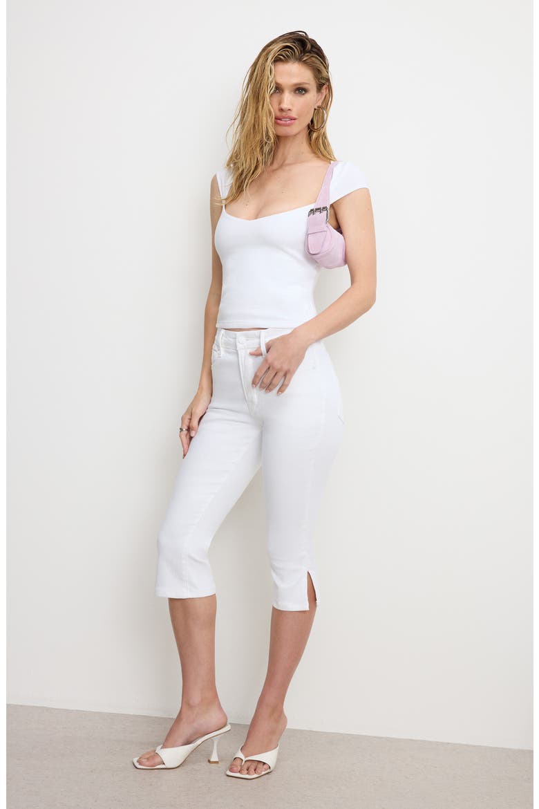 Good Capri Jeans, Alternate, color, WHITE001
