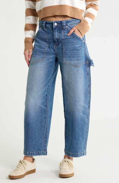 Carpenter High Waist Barrel Leg Jeans