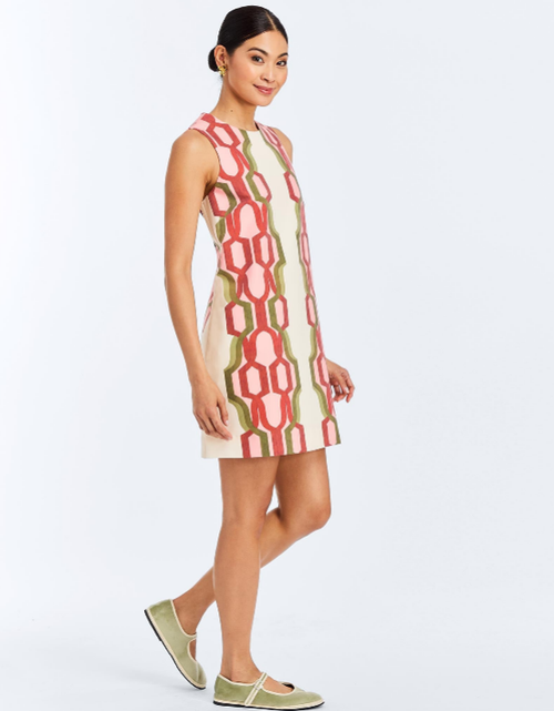 Mestiza New York Fiona Shift Mini Dress In Multi