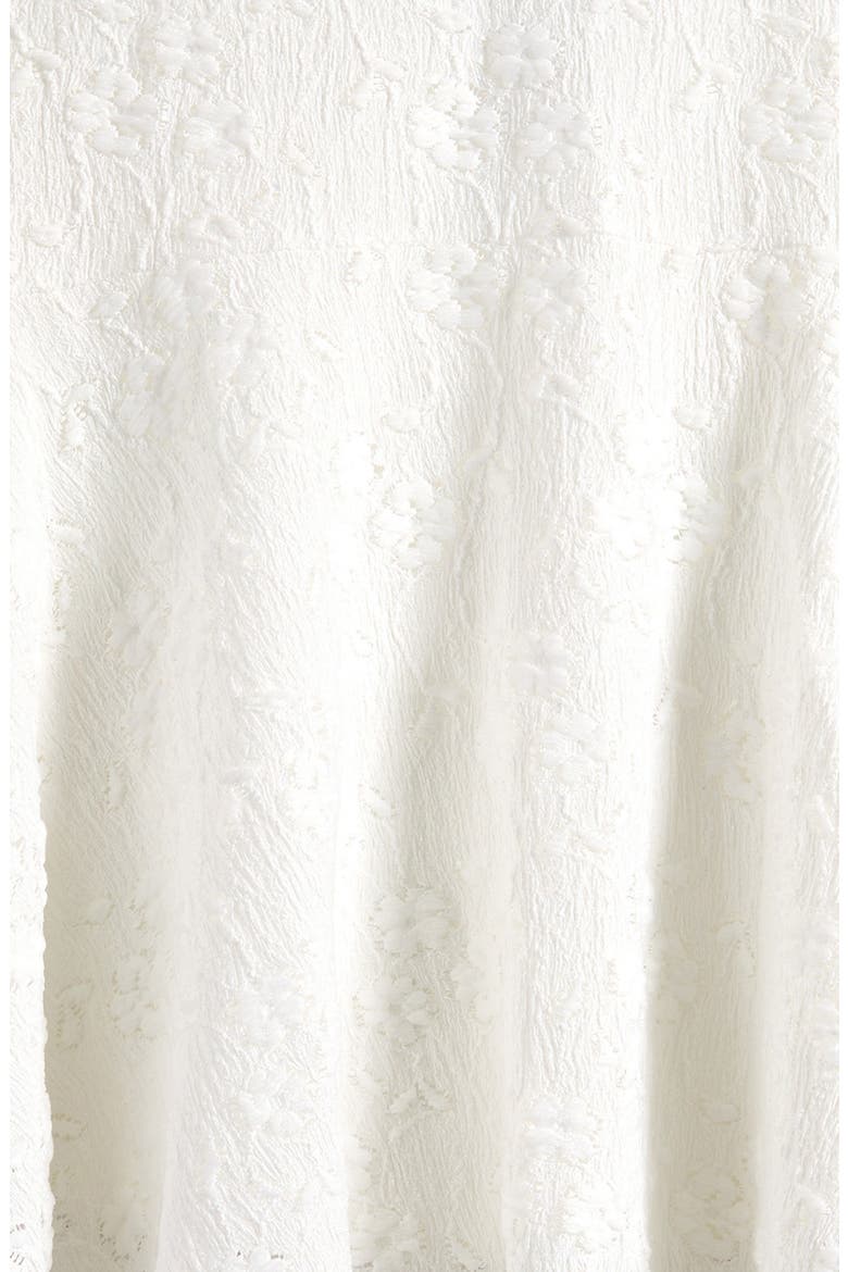 Kids' Asymmetrical Hem Lace Skirt, Alternate, color, WHITE