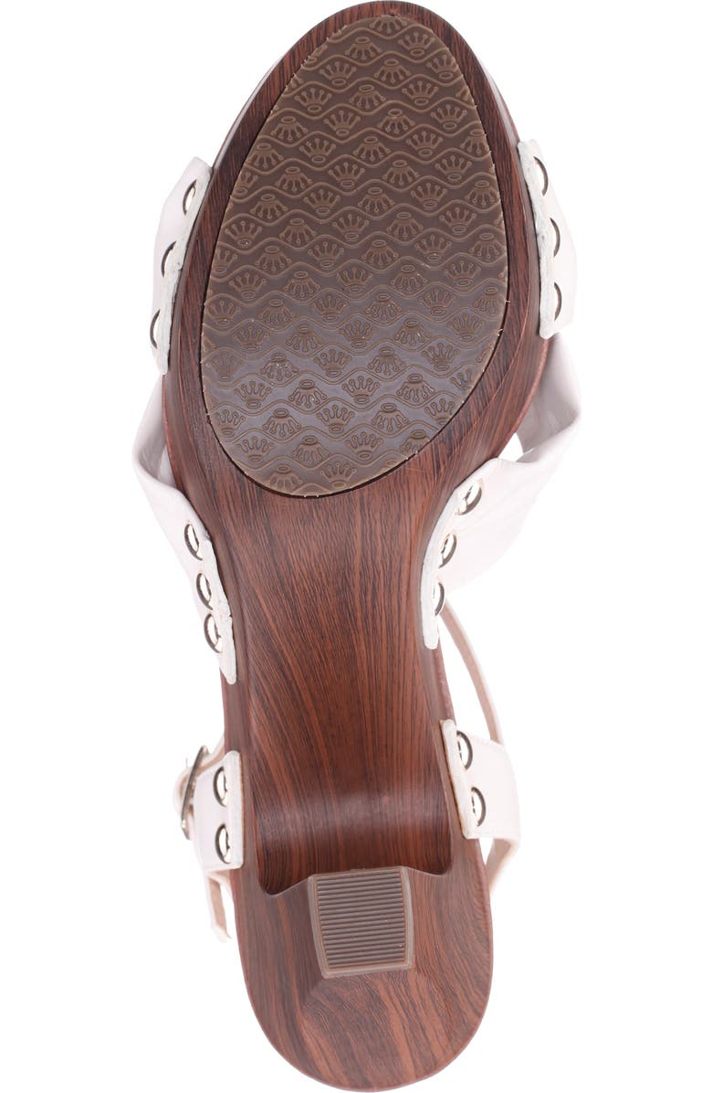 Nina Pop Ankle Strap Platform Sandal, Alternate, color, Antique White