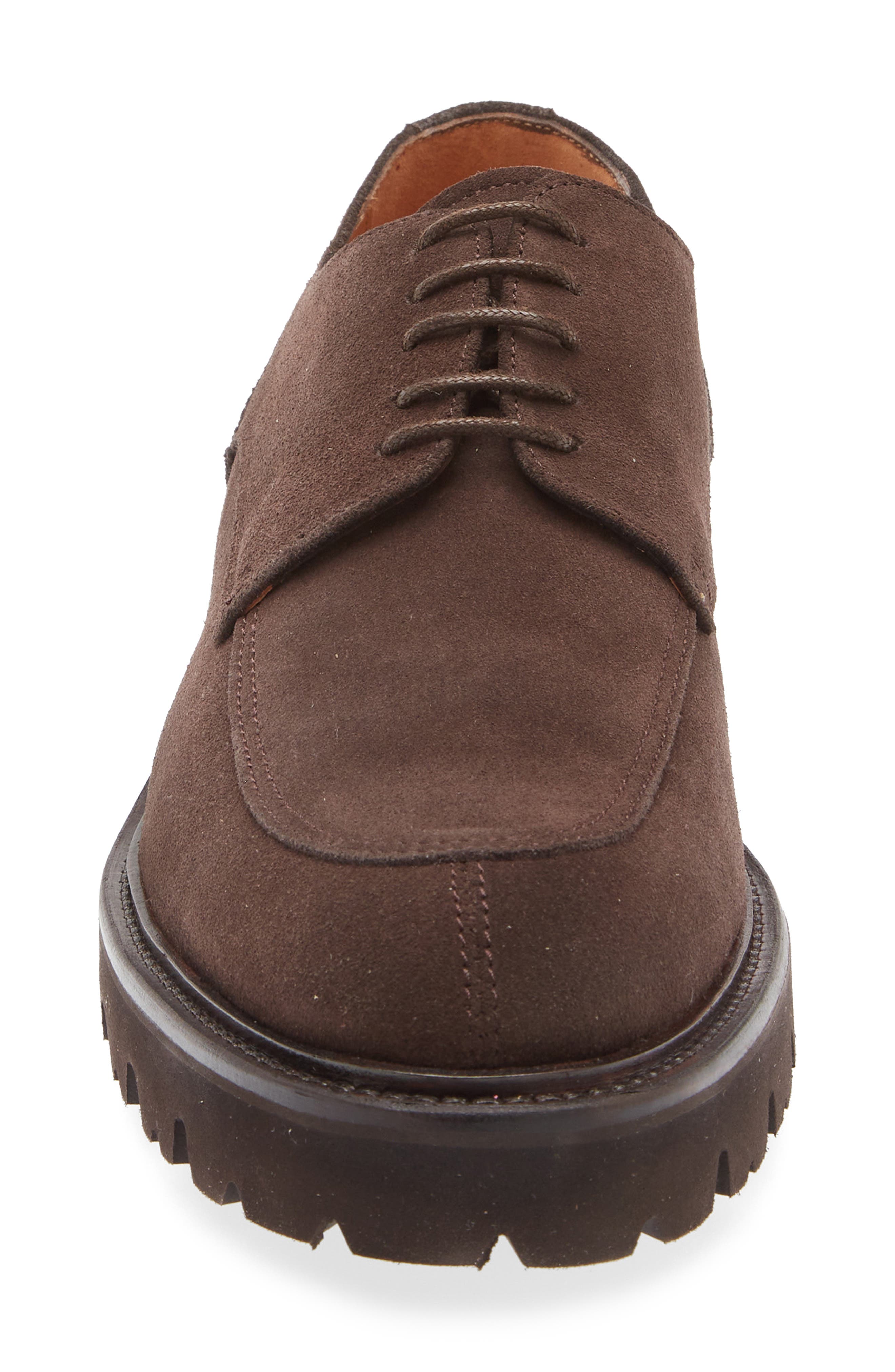 Lagos Lug Sole Derby, Alternate, color, BROWN SUEDE
