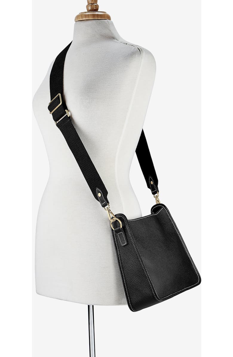 GiGi New York ELLE CROSSBODY, Alternate, color, Black