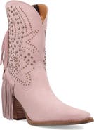 Dingo Star Power Fringe & Stud Western Boot