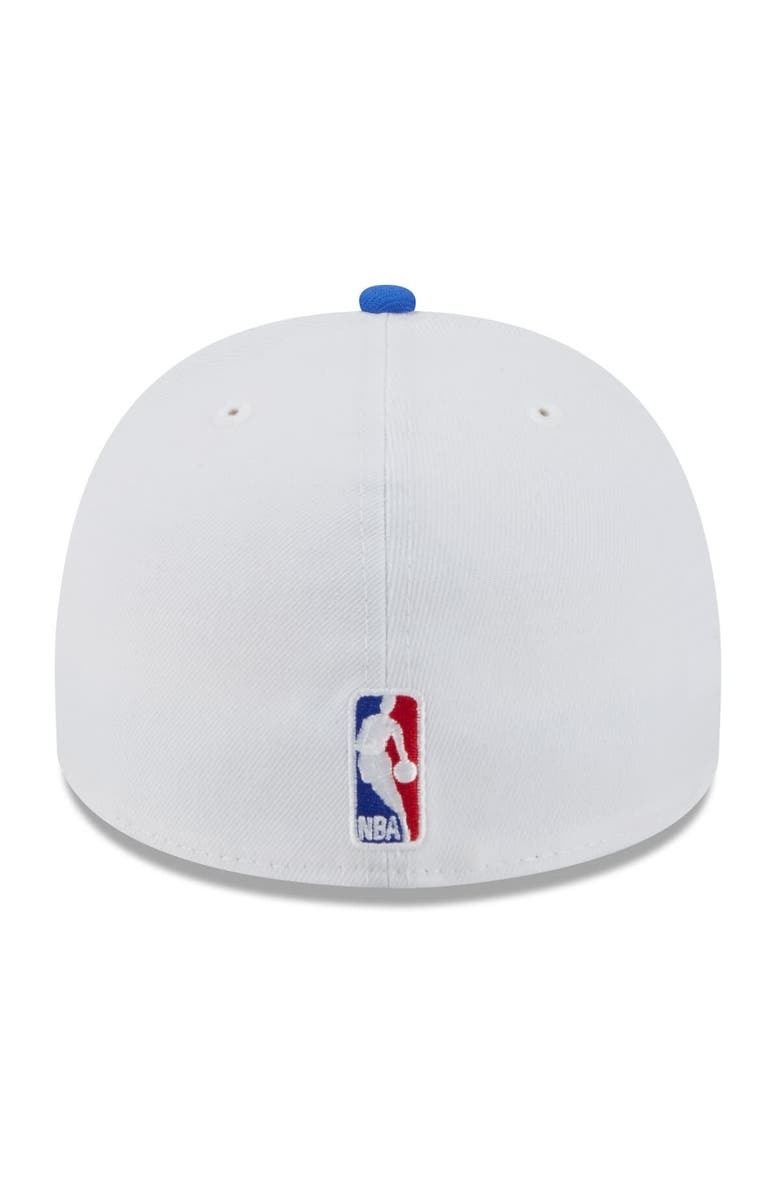 New Era Men's New Era White/Blue Dallas Mavericks 2025 NBA Draft A-Frame 59FIFTY Fitted Hat, Alternate, color, 