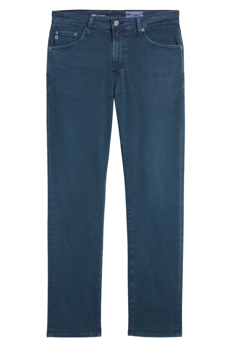 Everett Slim Straight Leg Jeans, Alternate, color, 7 YRS SULFUR ATLANTIC NIGHT