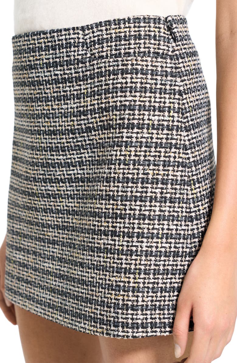 Theory Tweed Miniskirt, Alternate, color, Shale Multi