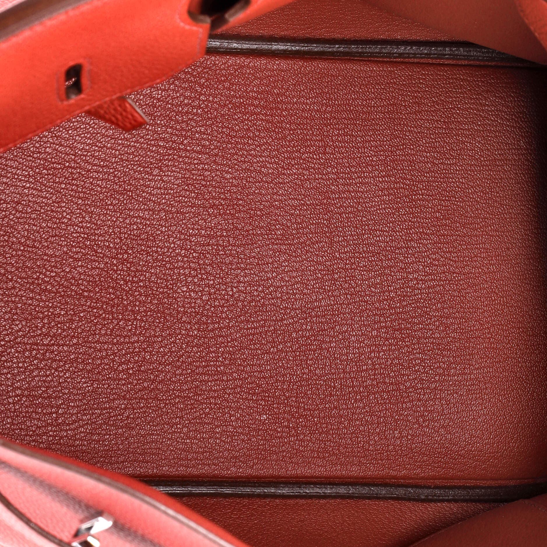 Pre-Owned Hermes Birkin Handbag Red Togo with Palladium Hardware 35, Alternate, color, Rouge Casaque