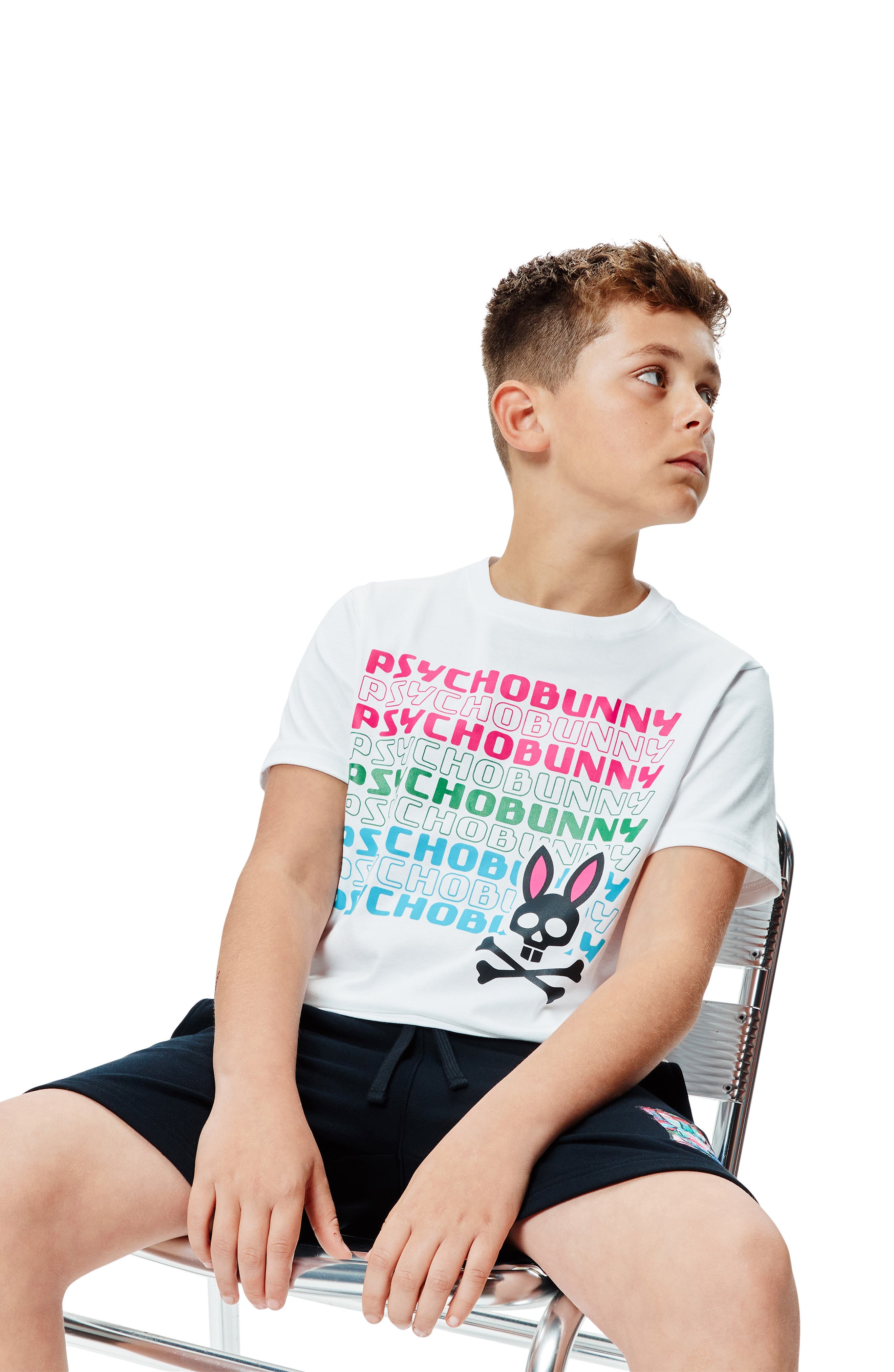 Psycho Bunny Kids' Landon Wordmark Tee | Nordstrom