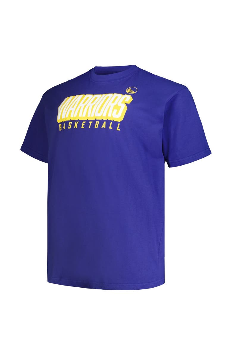 FANATICS Men's Fanatics Branded Royal/Gold Golden State Warriors Big & Tall Short Sleeve & Long Sleeve T-Shirt Set, Alternate, color, Royal