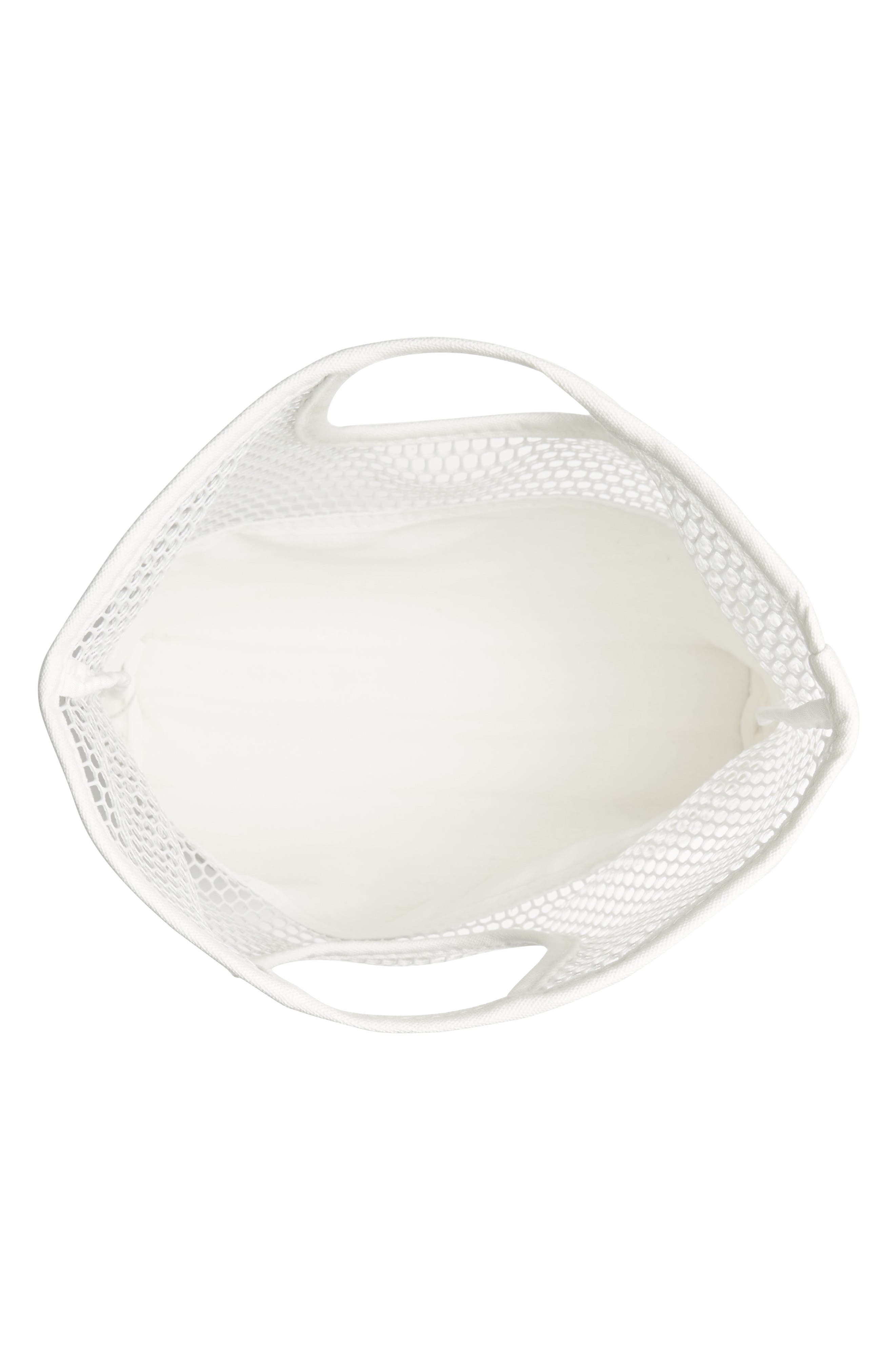 Netted Tote, Alternate, color, WHITE