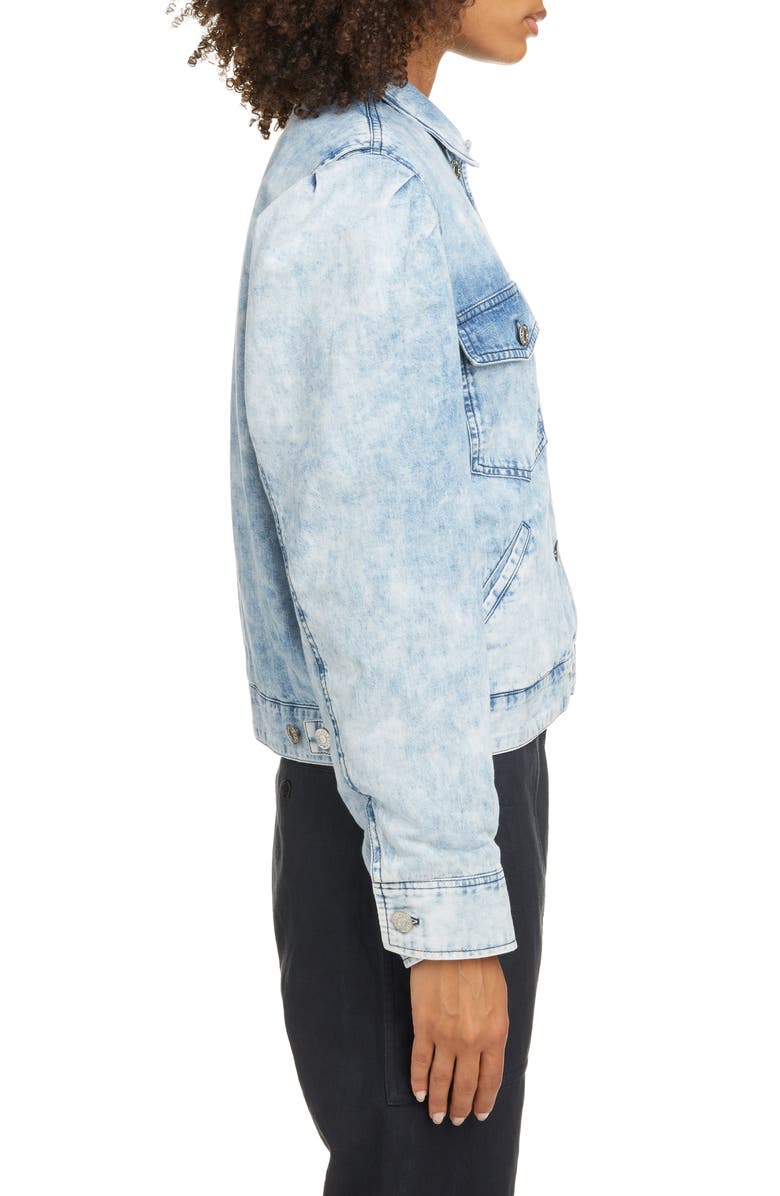 Isabel Marant Étoile Iolinea Stonewash Denim Jacket, Alternate, color,