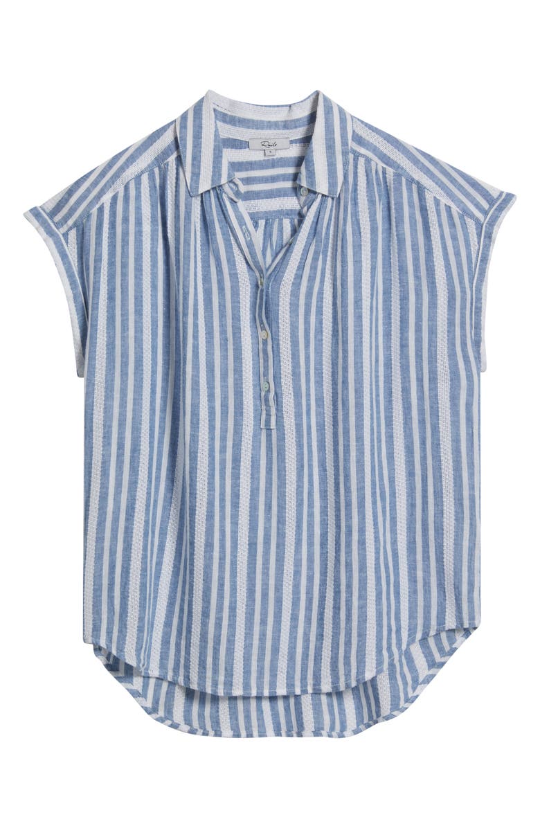 Rails Tuscany Stripe Cap Sleeve Popover Top, Alternate, color, Jalisco Stripe