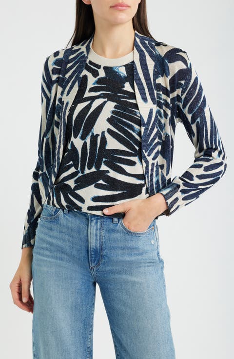 Painted Palms Cardigan