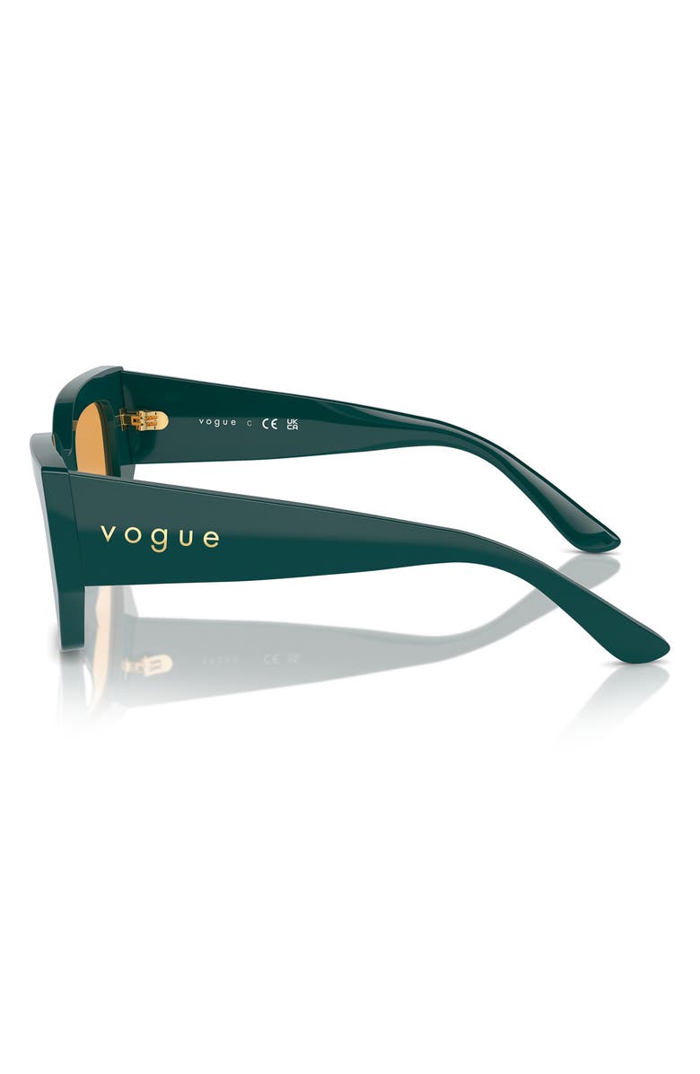 VOGUE 51mm Irregular Sunglasses, Alternate, color, Octanium