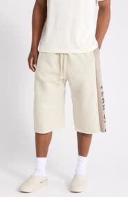 Fear of God Essentials Panelled Raw Cut Off Sweatpants