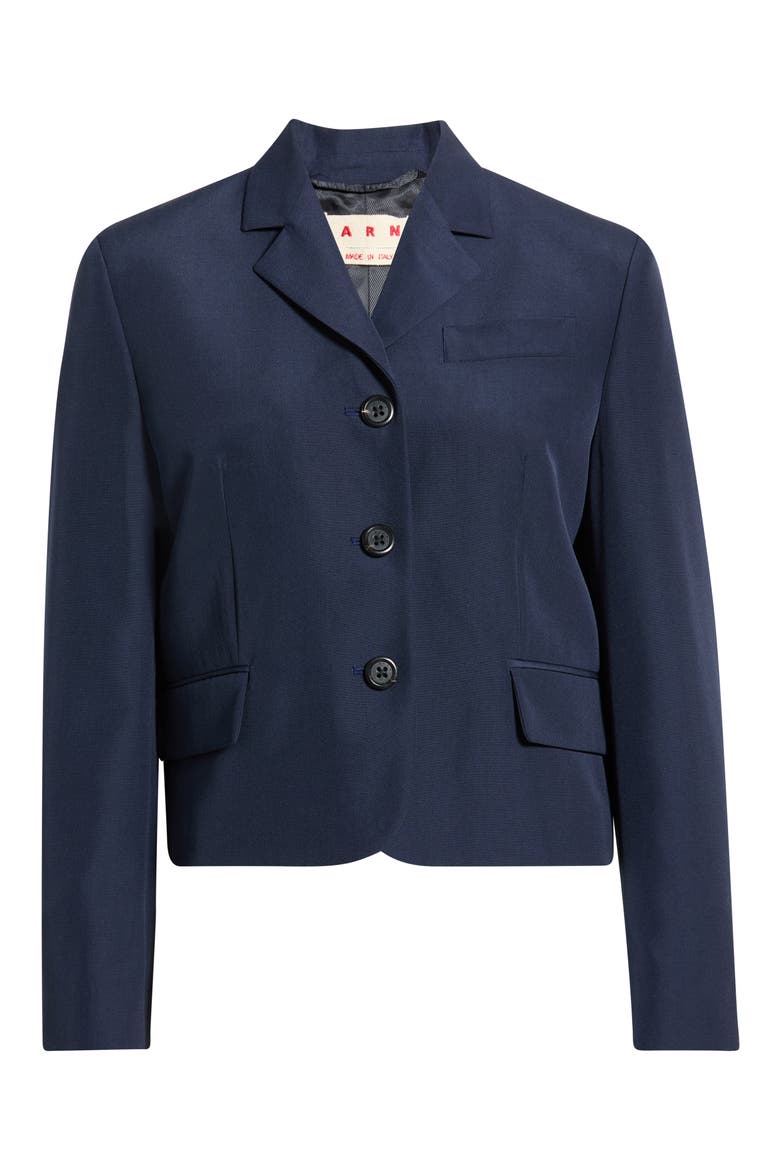 Techno Wool Blend Jacket, Main, color, 00B99 BLUBLACK1