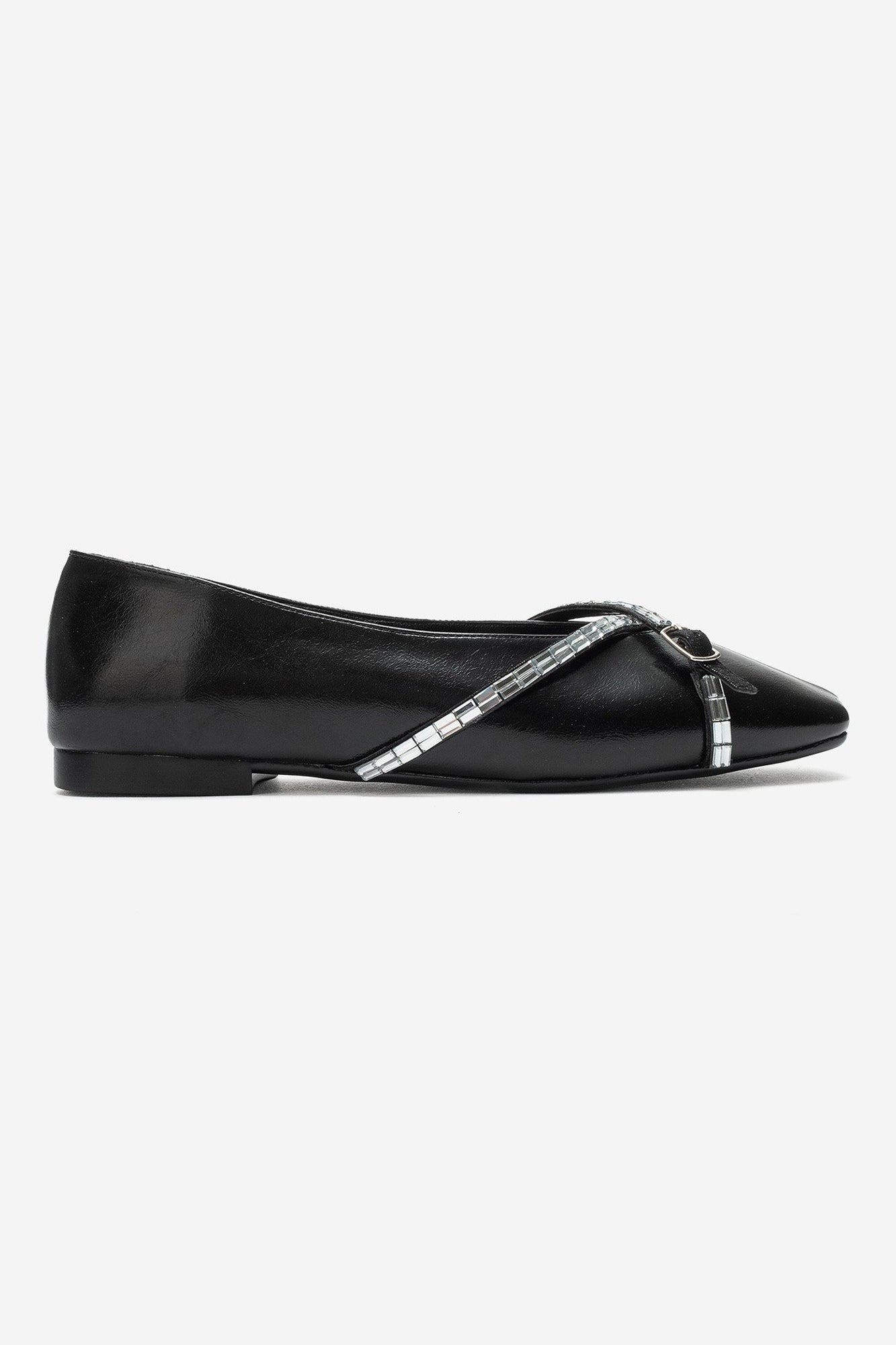 Spaes Ballet Flat, Alternate, color, Black