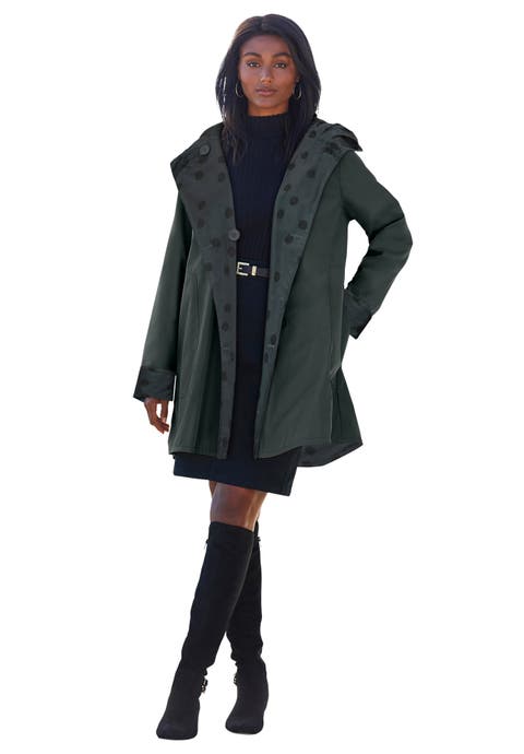 Reversible A-Line Raincoat (Plus Available)