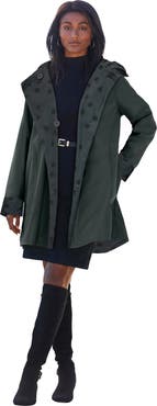 Jessica London Reversible A-Line Raincoat