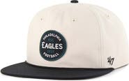 '47 Men's '47  Natural Philadelphia Eagles Payson Captain Adjustable Hat