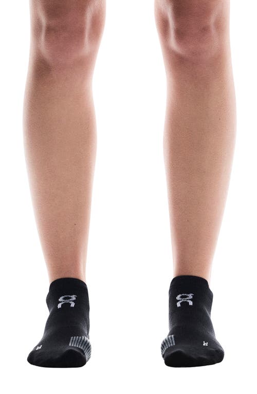 On Performance Run Ankle Socks In Black/eclipse