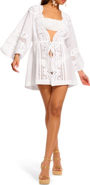 Ramy Brook Leilanni Embroidered Cover-Up Dress