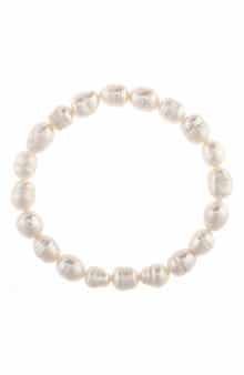 RIVKA FRIEDMAN Baroque Pearl Stretch Bracelet