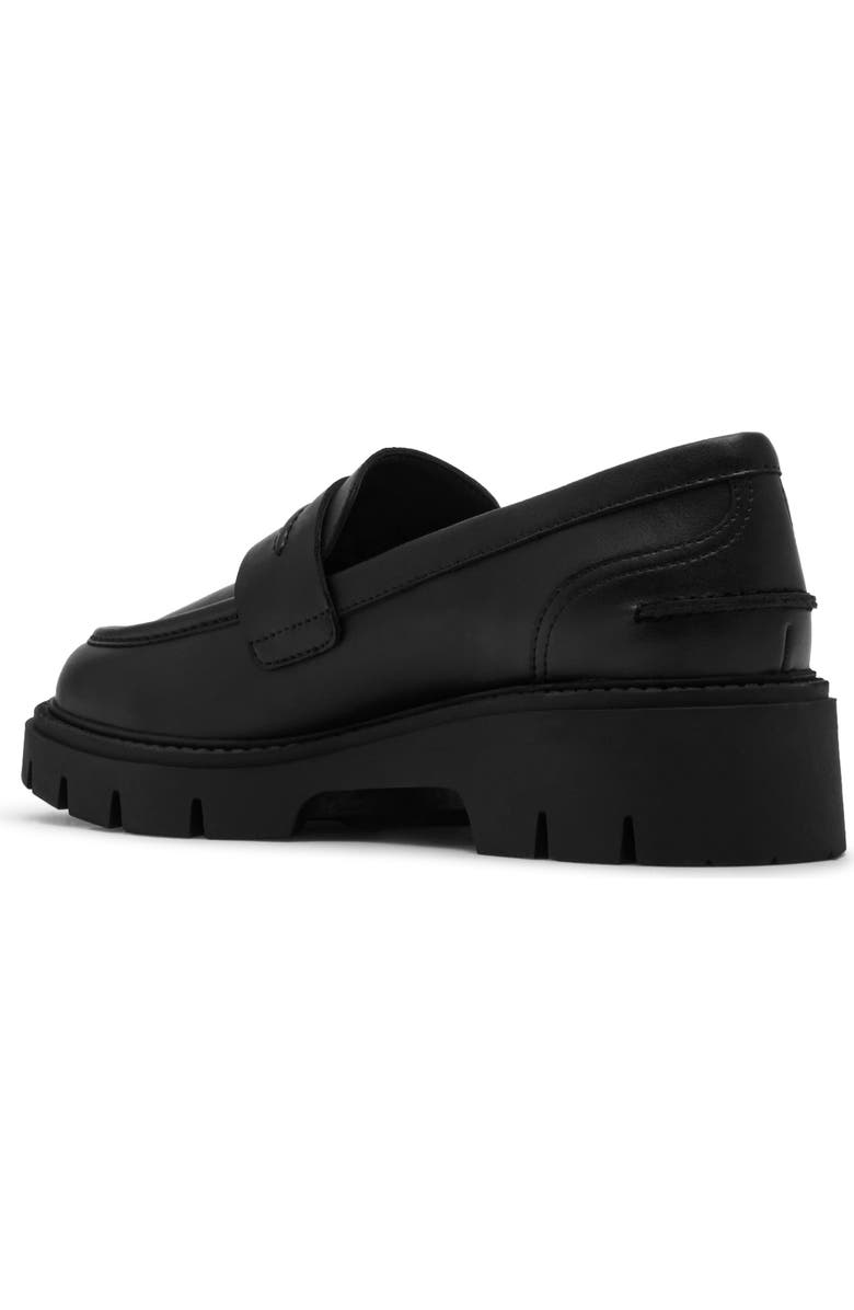 Blondo Kaider Waterproof Lug Loafer, Alternate, color, Black Leather