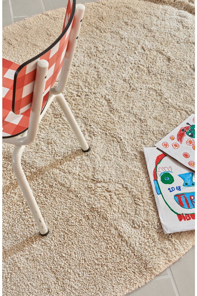 Big Fish Washable Recycled Cotton Blend Rug, Alternate, color, CREAM