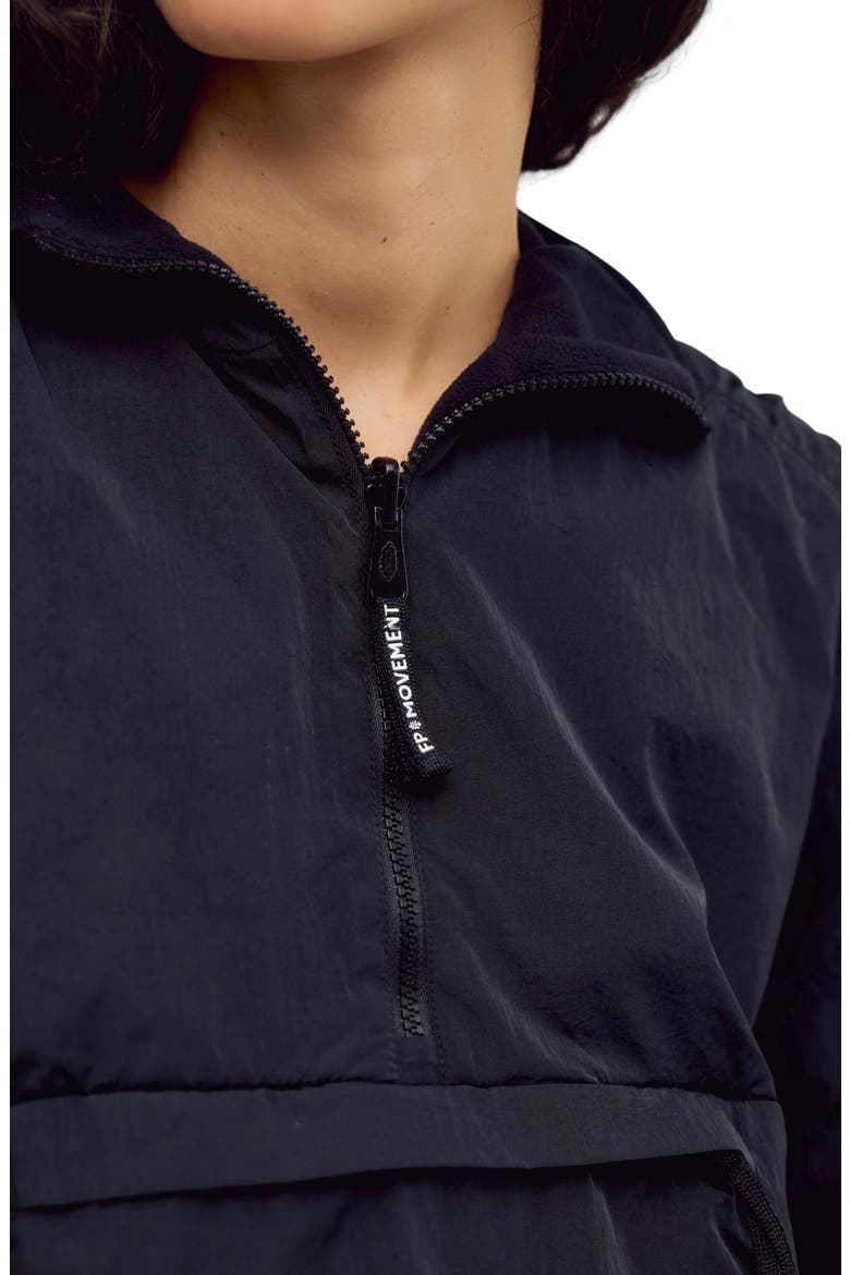Alpine Reversible Half Zip Jacket, Alternate, color, BLACK
