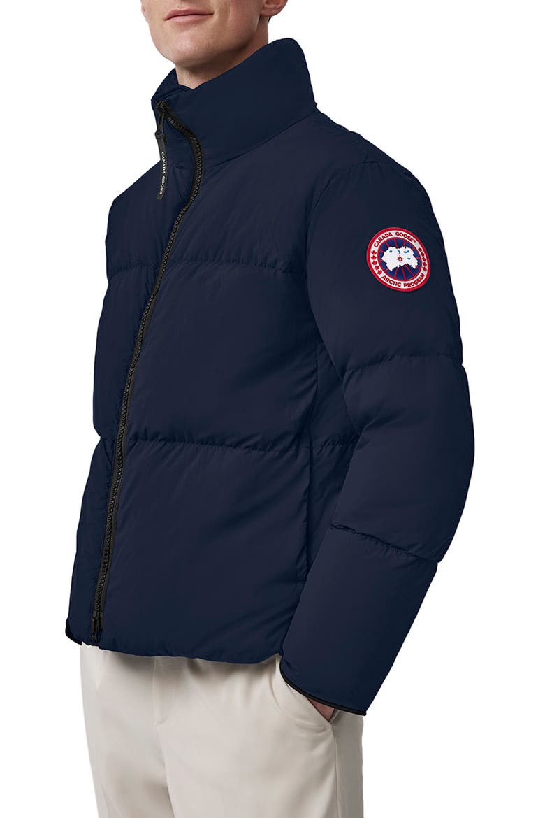 Lawrence Water Repellent 750 Fill Power Down Puffer Jacket, Alternate, color, ATLANTIC NAVY