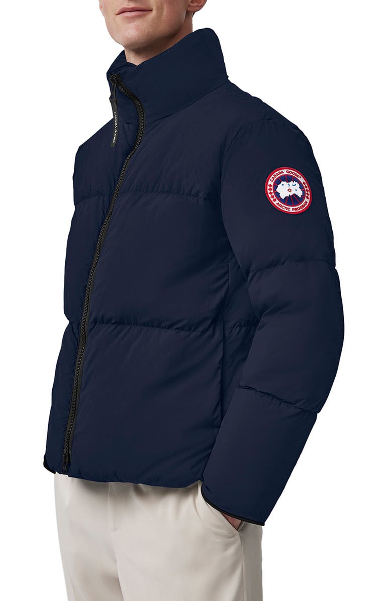 Canada Goose Lawrence Water Repellent 750 Fill Power Down Puffer Jacket, Alternate, color, Atlantic Navy