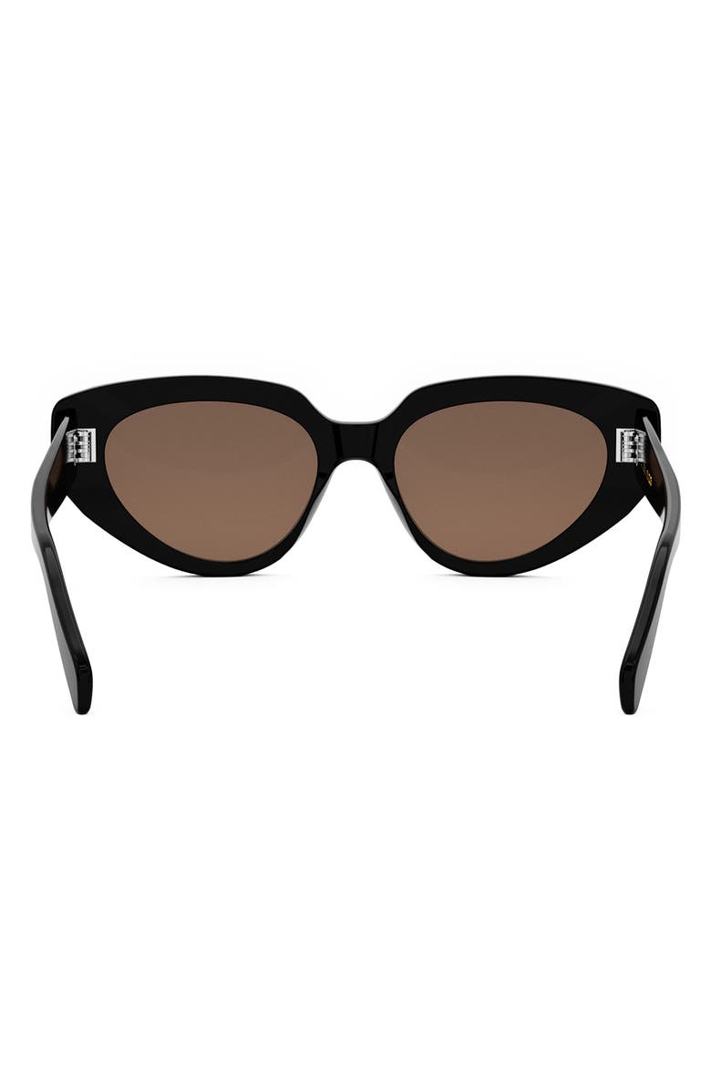 CELINE Bold 3 Dots 53mm Cat Eye Sunglasses, Alternate, color,