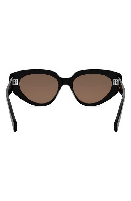 Celine Bold 3 Dots 53mm Cat Eye Sunglasses In Multi