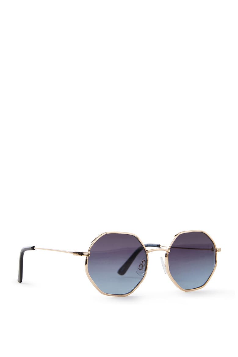 Men's The Weekender Sunglasses, Alternate, color, Gold Black Black Blue Smoke