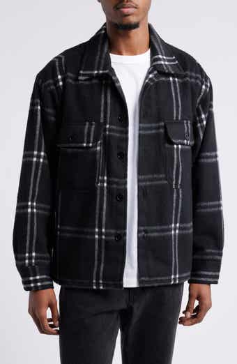 Open Edit Plaid Flannel Zip-Up Shirt Jacket | Nordstrom Open Edit Plaid Flannel Zip-Up Shirt Jacket | Nordstrom