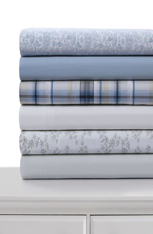 Azores Home 300 Thread Count Cotton Percale Sheet Set In White